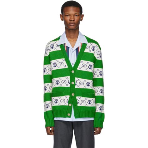 gucci green cardigan male|Men's Gucci Sale .